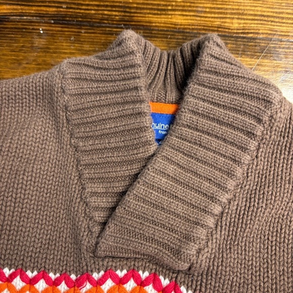 Genuine Kids From Osh Kosh Brown Elephant Sweater Size 4T - Picture 3 of 7